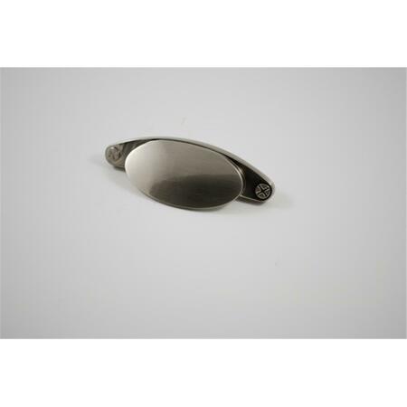 RESIDENTIAL ESSENTIALS Cup Style Cabinet Pull- Satin Nickel 10205SN
